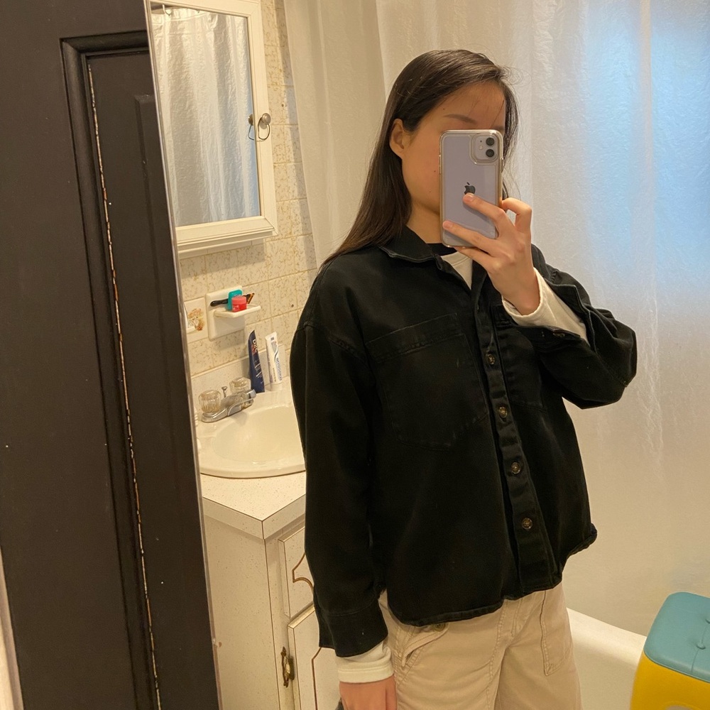 Banana Republic over-sized Utility Khaki Jacket